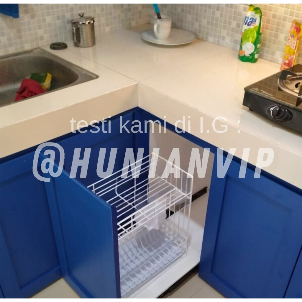 Kitchenset / rak dapur minimalis aluminium acp terpasang