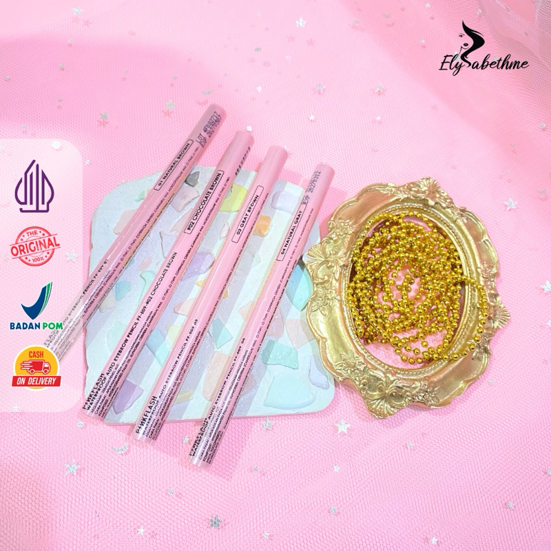 ✿ELYSABETHME✿ PINKFLASH Automatic Eyebrow Matic Pensil tahan air bisa membentuk alis serat
