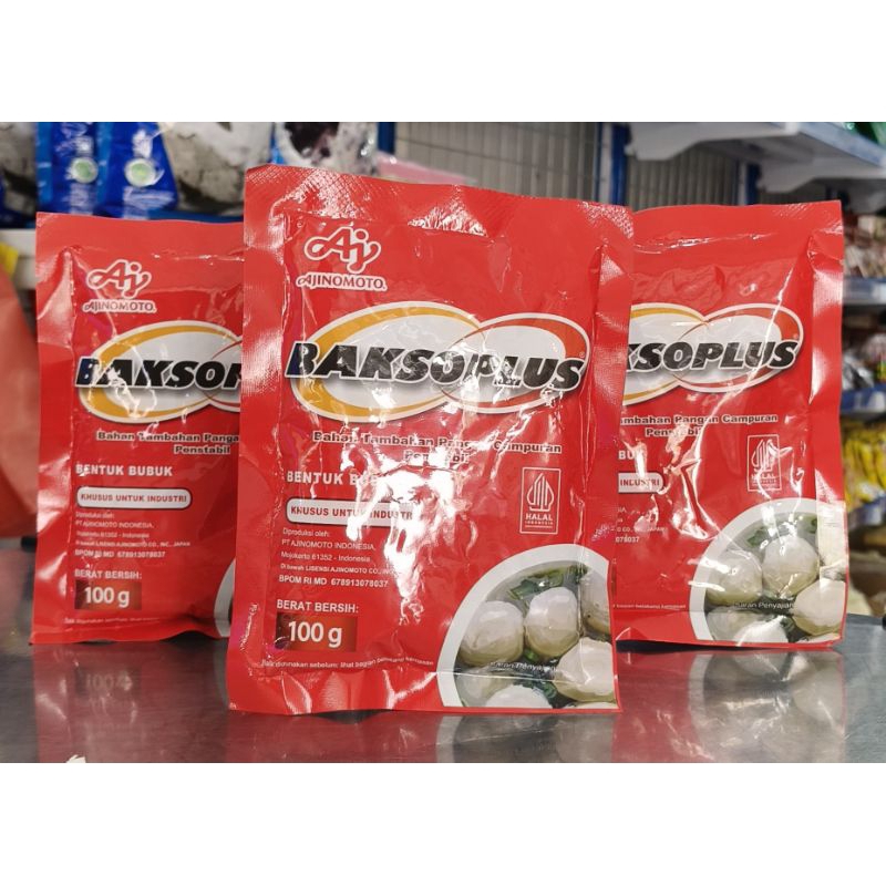 

BaksoPlus 100gr/Bumbu Bakso Pelembut Bakso/Pengenyal dan Bumbu Bakso/Bumbu Bakso