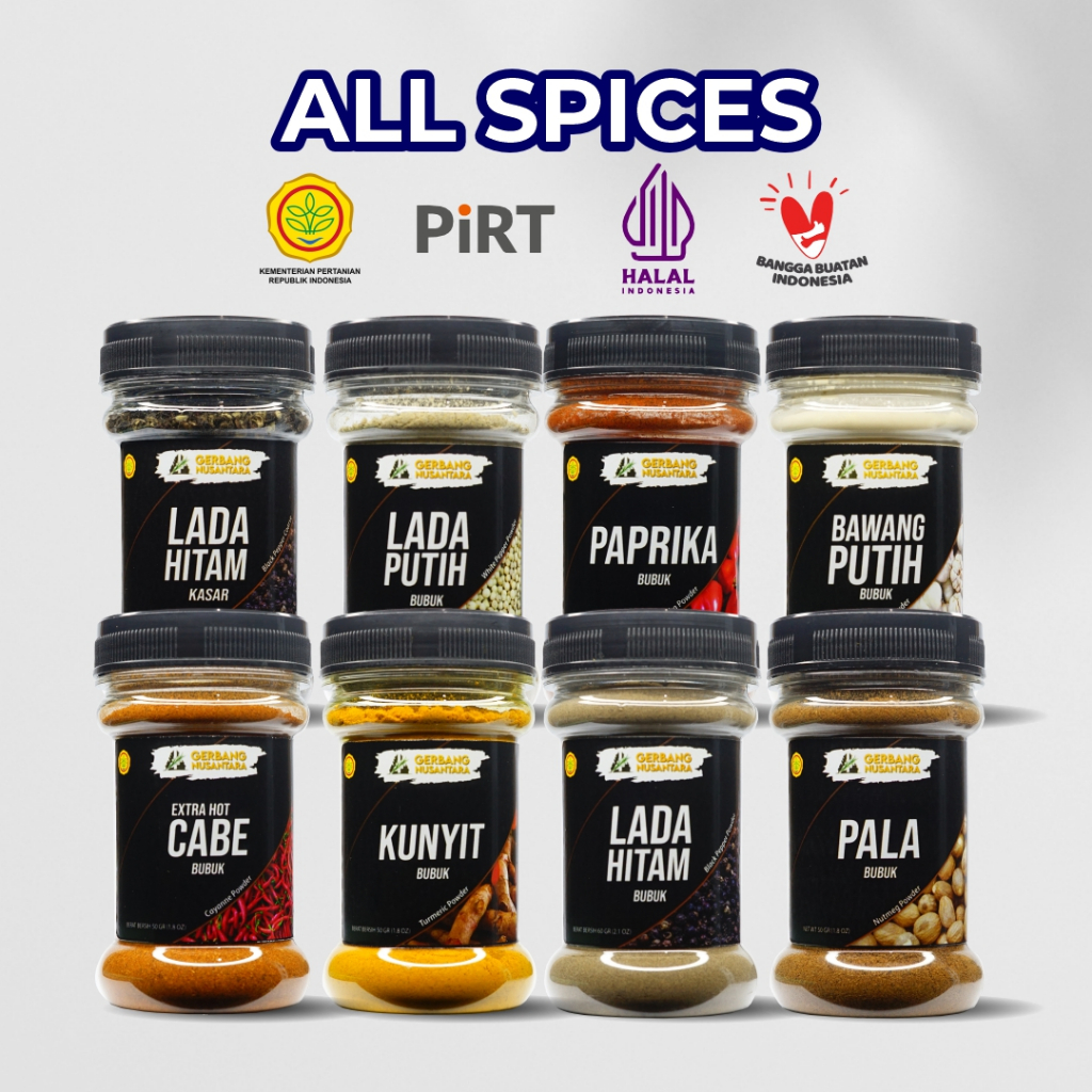 

Gerbang Nusantara - All Spices Dan Herbs Bumbu Masak Dapur Rempah Lengkap 50gr