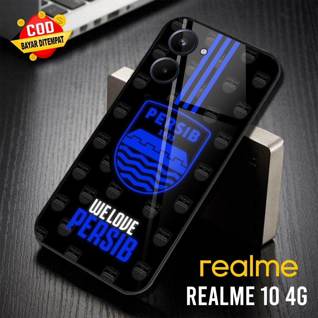 Case REALME 10 Toly Case [ PERSIB ] Case Hp Glossy Casing Hardcase Softcase Bisa COD