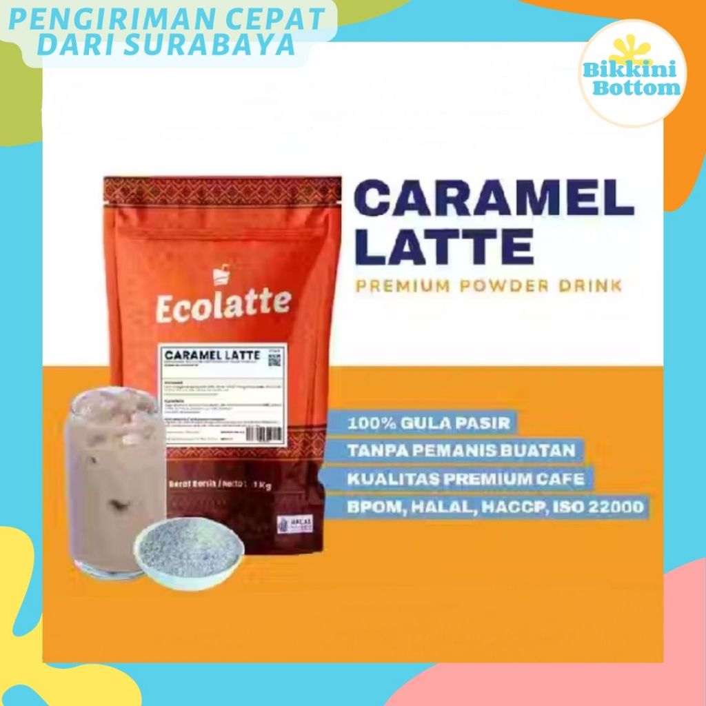 

Bubuk Minuman CARAMEL LATTE Premium 1kg Bubuk Minuman Rasa CARAMELLATTE Powder Drink Halal