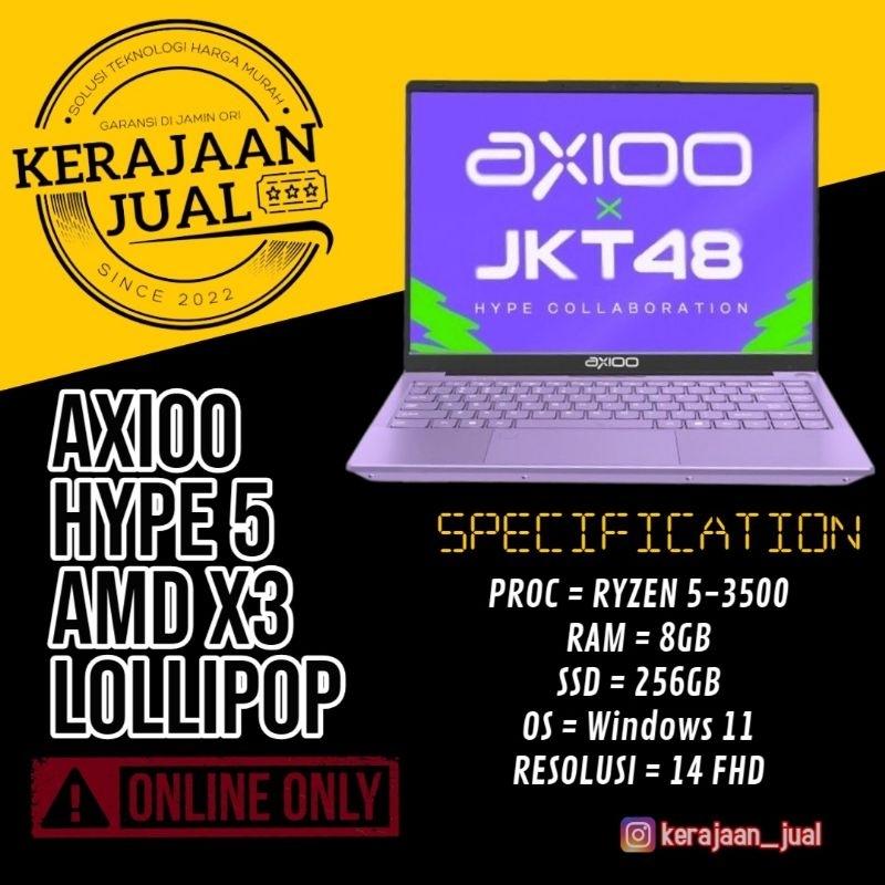 LAPTOP AXIOO LOLLIPOP HYPE 5