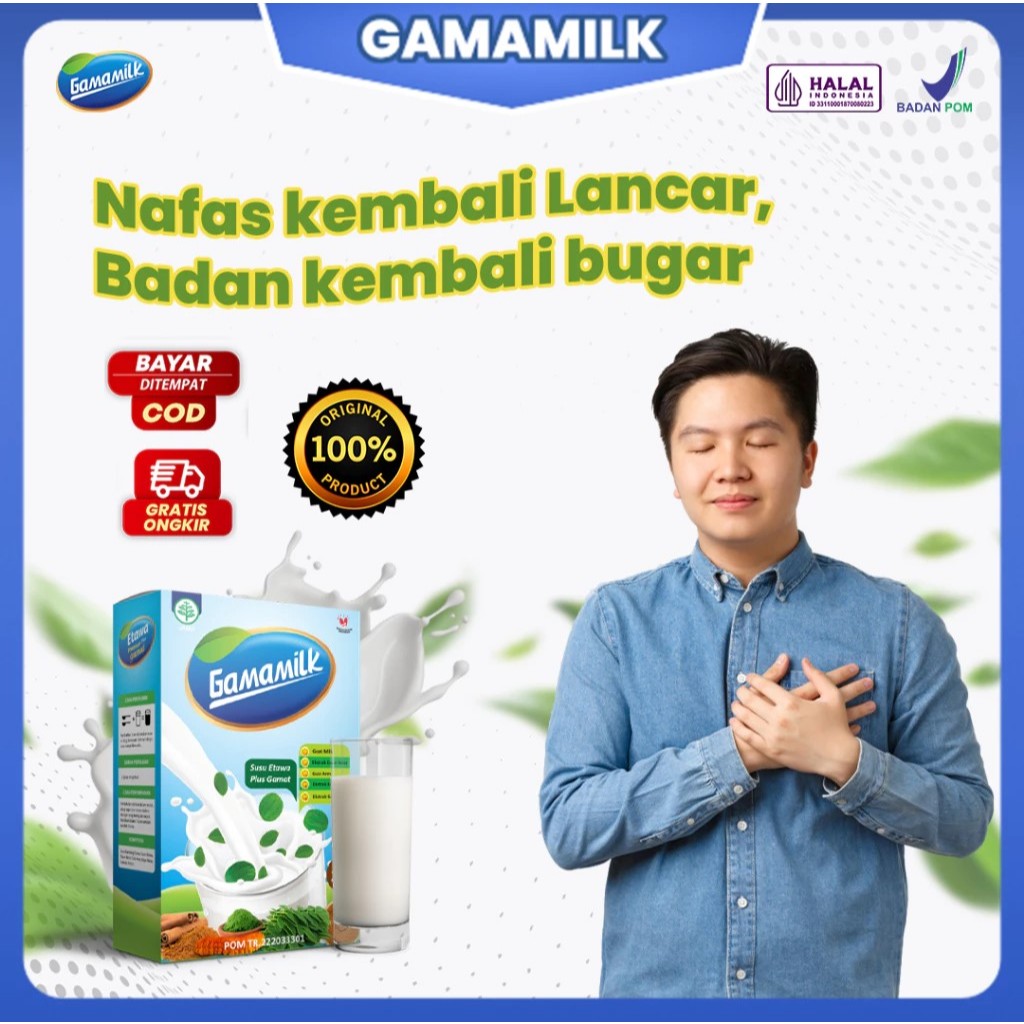 

⭐⭐⭐⭐⭐PROMO MENARIK!!! 1 BOX Gamamilk - Susu Etawa Plus Gamat Rekomendasi Ilmiah Atasi Nyeri Sendi & Tulang