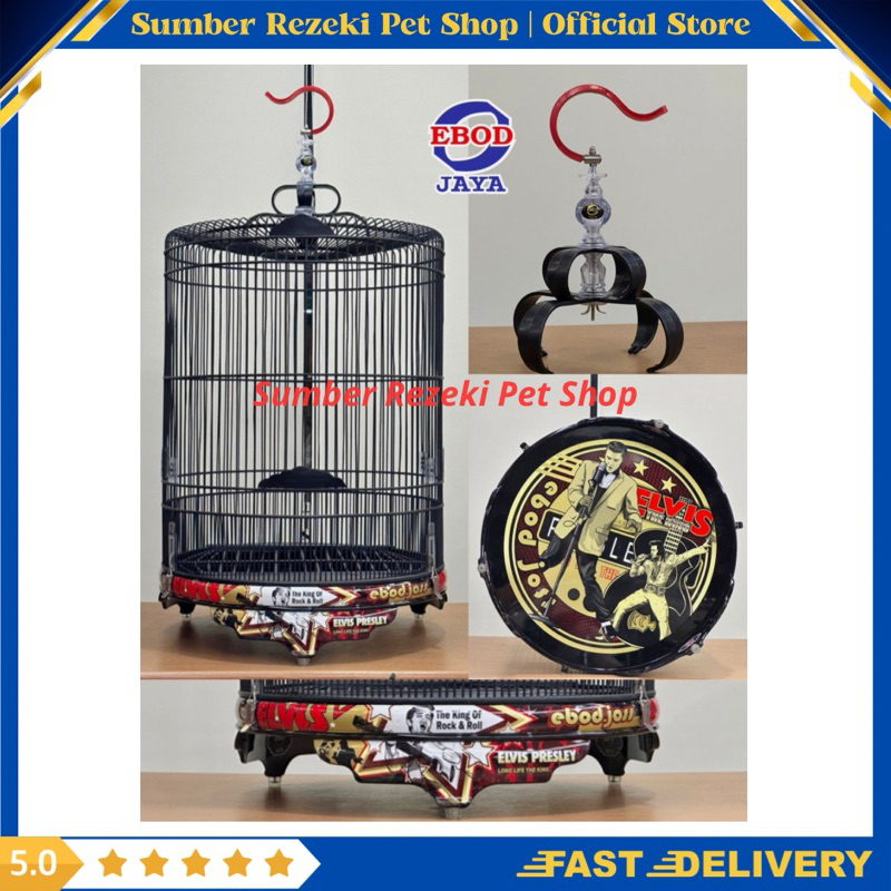 Original Ebod Jaya No 2 Full Set Sangkar Murai PVC Decal Kandang Murai PVC Airbrush Water Decal Teba