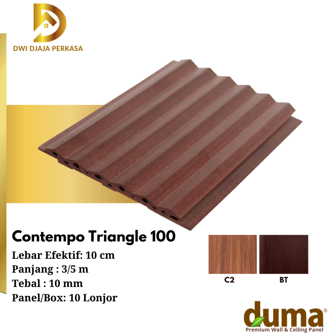 DUMA® PANEL WPC TIPE CONTEMPO TRIANGLE 100