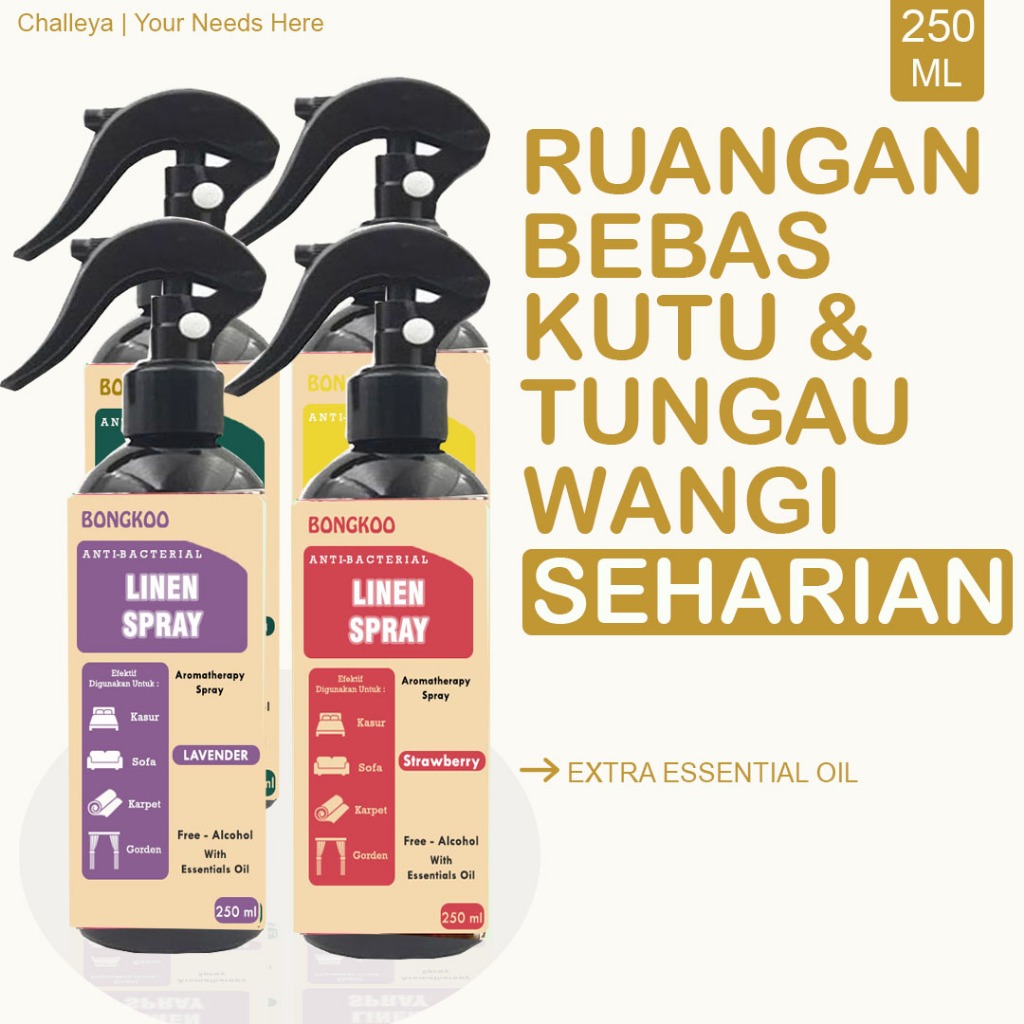 Linen Spray Anti Bacterial Pembasmi Tungau Kasur Obat Kutu Kasur Anti Kutu Kasur Fabric Spray Anti B