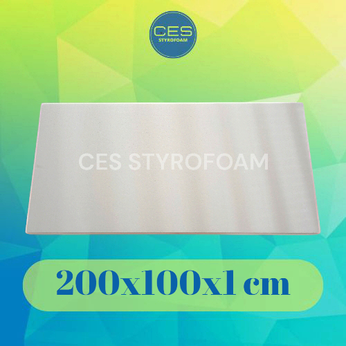 Styrofoam Lembaran 200 x 100 x 1cm HARD