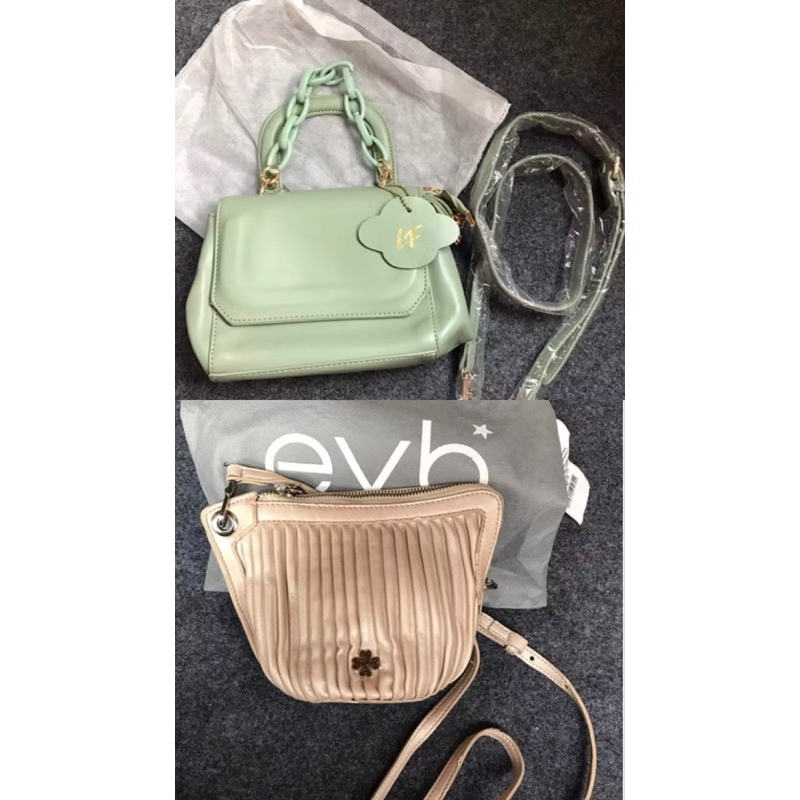 [Bundling] Tas Selempang Wanita Sling Bag Les Femmes & EVB* Mini Bag Original | Preloved Mini Bag EV