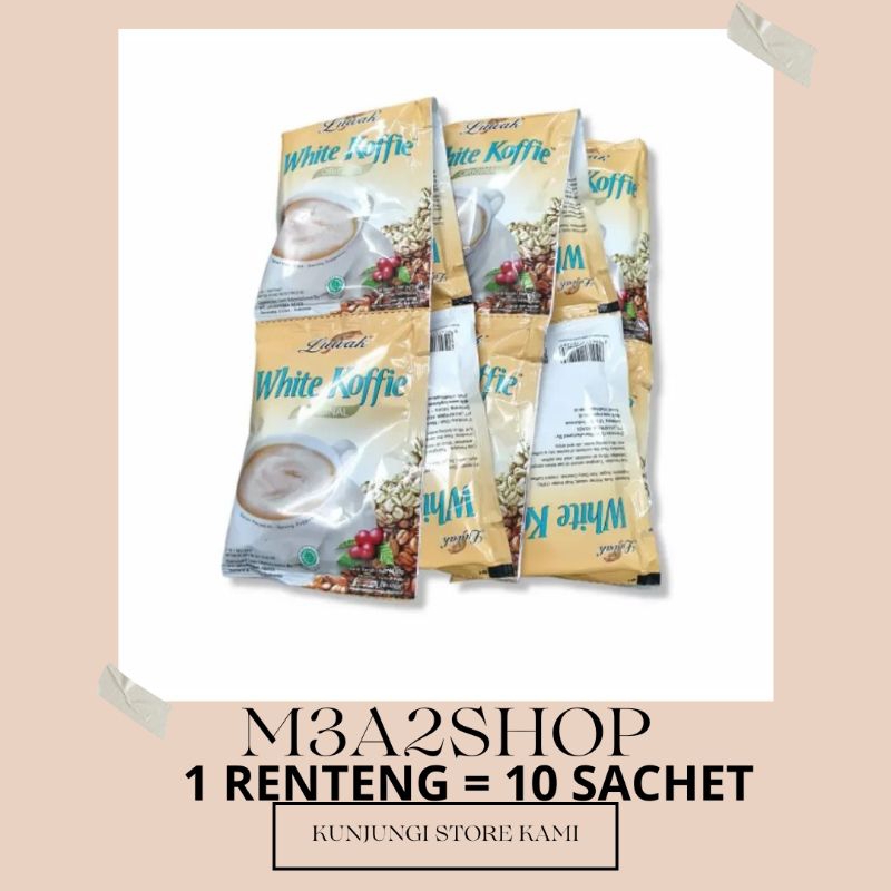 

LUWAK WHITE COFFEE RENCENG ISI 10 SACHET