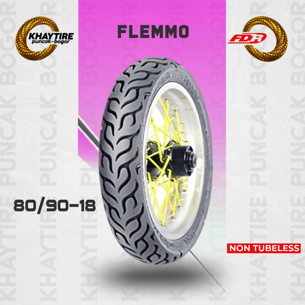 Ban Motor FDR FLEMMO 80/90 Ring 18 Non Tubeless