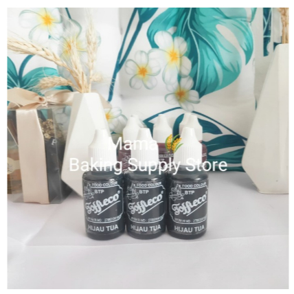 

TOFFIECO Food Coloring Pewarna Makanan Hijau Tua DARK GREEN 25 ml Repa