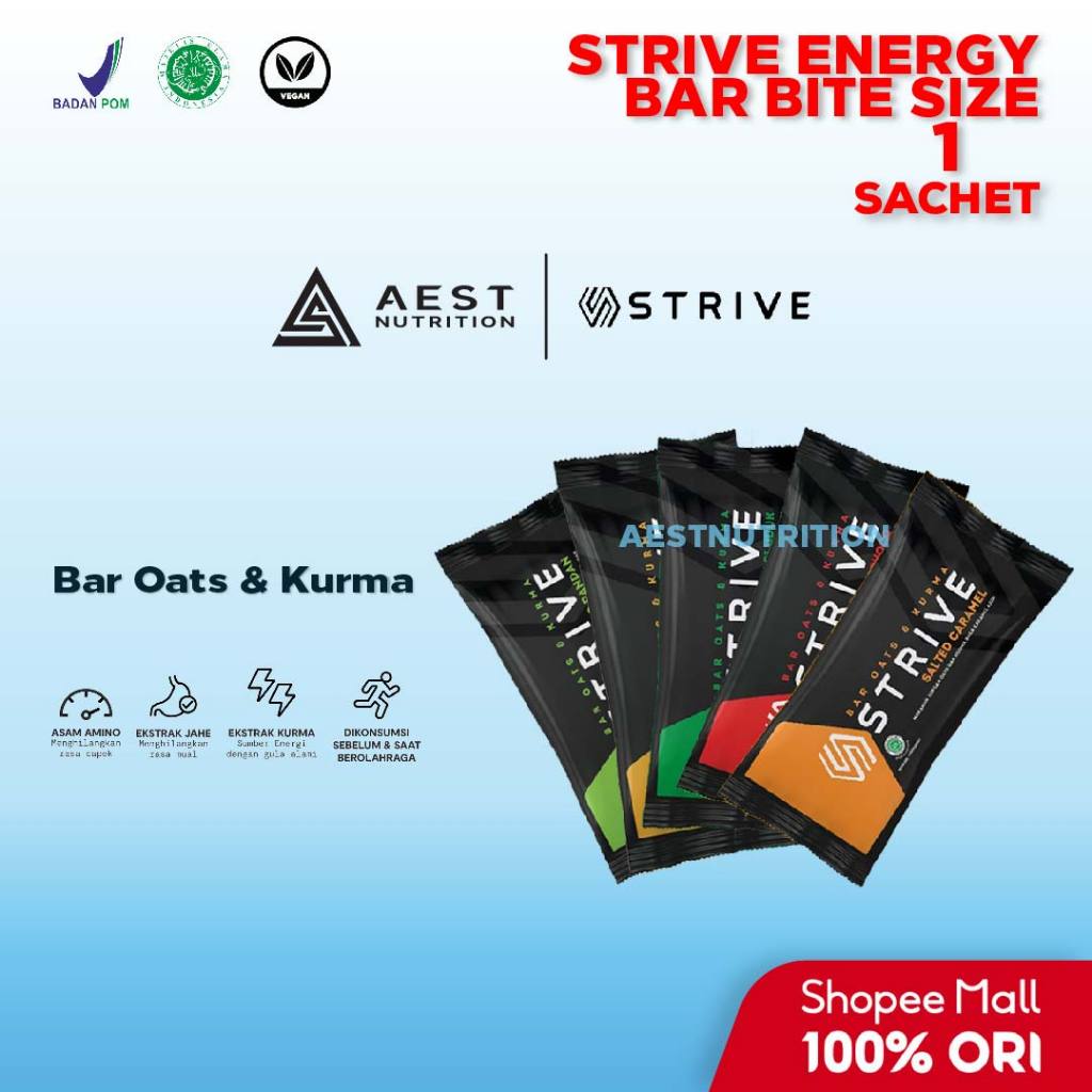 

Strive Energy Bar Bite Size 20 gr 40 gr