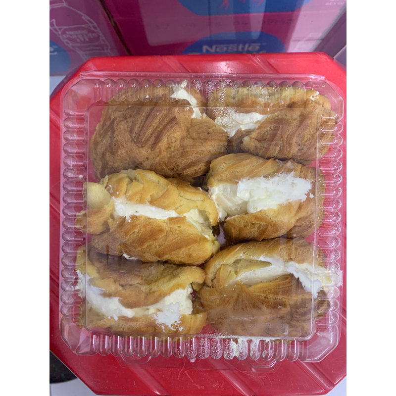 

kue soes mix dan vanila