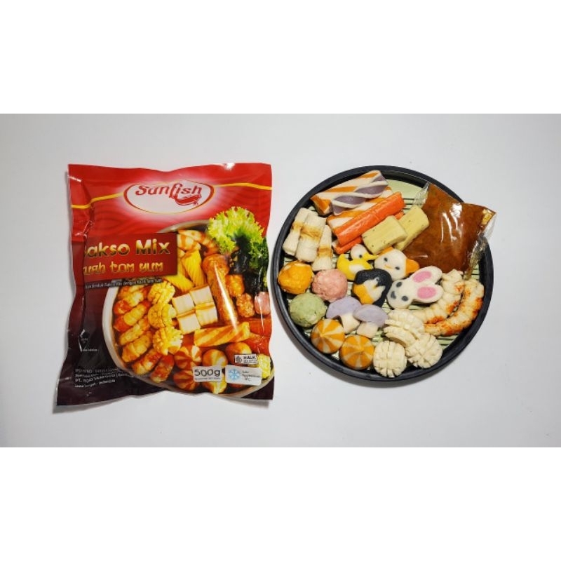 

sunfish bakso mix kuah tomyum 500gr