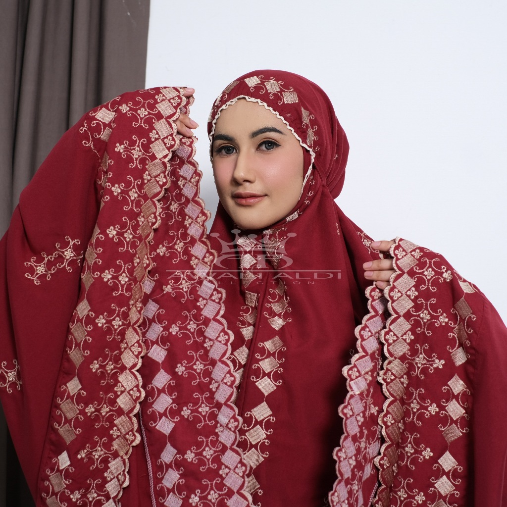 Jumbo Bisa Cod Tanggung Oneset Syari Wanita Ibuibu Rukuh Setelan Perempuan Terlaris Set Islami Renda