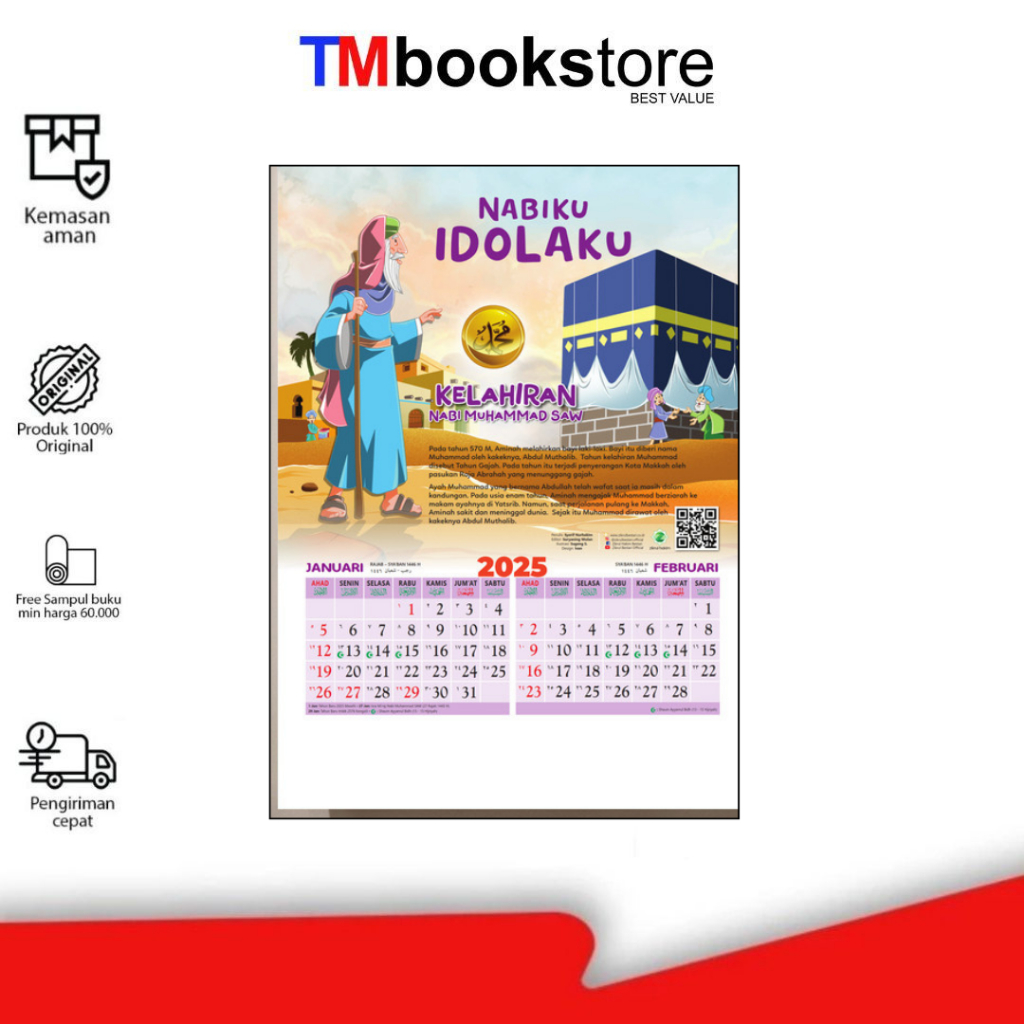 

KALENDER 2025, NABIKU IDOLAKU