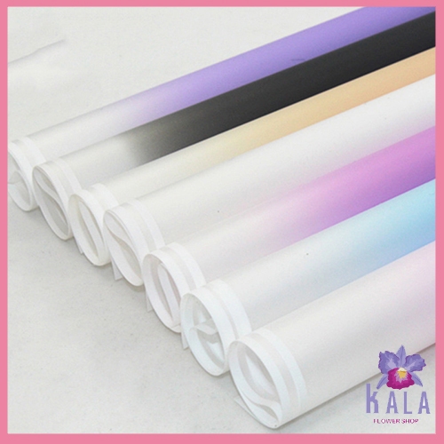 

Kertas buket cellophane gradient Flower Wrapping Paper Florist KB6044