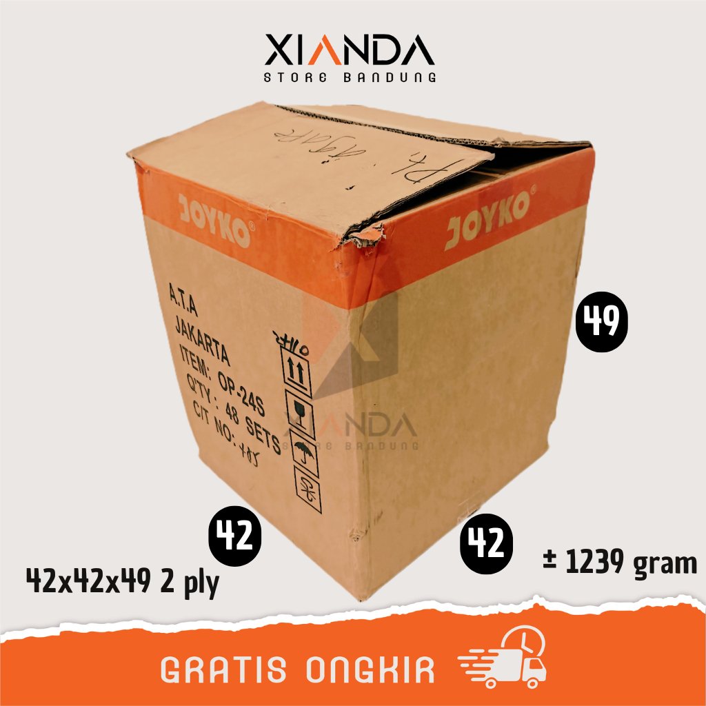 

KARDUS BEKAS 42x42x49 2 LAYER 1239 GRAM | PACKING DUS PINDAHAN BOX PACKAGING KEMASAN UKURAN BESAR KECIL LEMBARAN CM CENTIMETER TEBAL TIPIS KILOAN KOTAK POLOS KUAT JUMBO GROSIR SATU DUA PLY DOUBLE LAPIS KARTON KIRIM BARANG MURAH TERJANGKAU