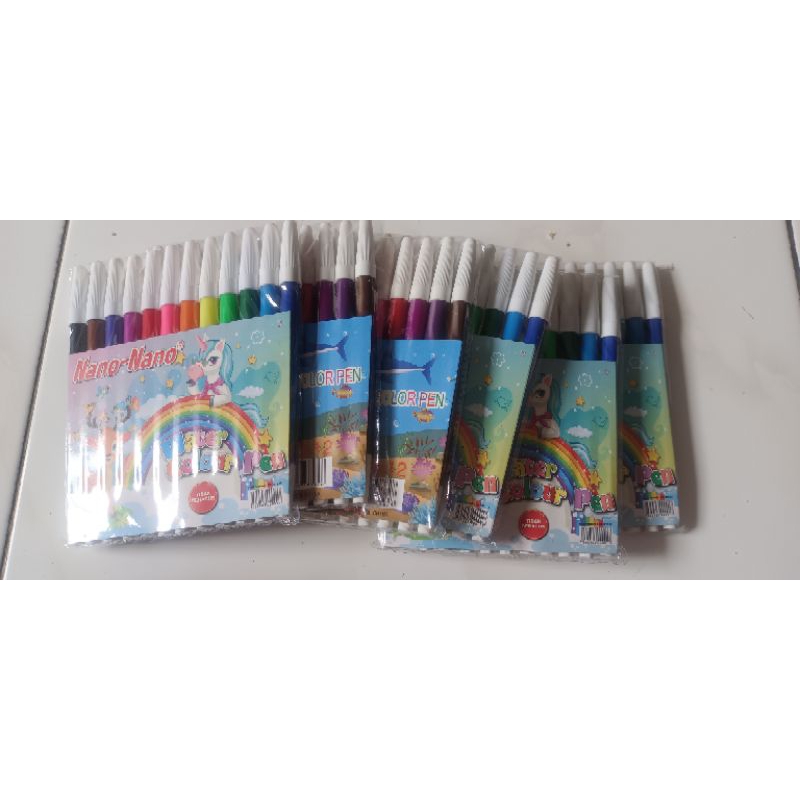 

Spidol warna anak 12 warna