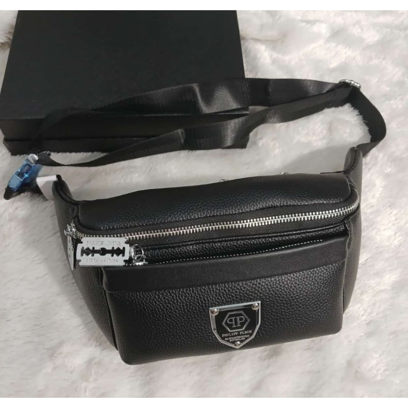 Waistbag import pria wanita / tas selempang kulit pria wanita