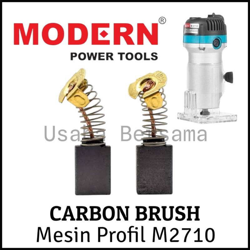 MODERN BROSTEL FOR MESIN PROFIL KECIL MODERN M2710 / CARBON BRUSH SPUL ROUTER PROFIL KECIL MODERN M2