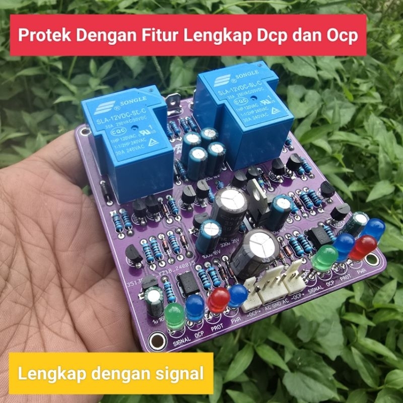 Speaker Protektor Stereo + Ocp Anti konslet + signal