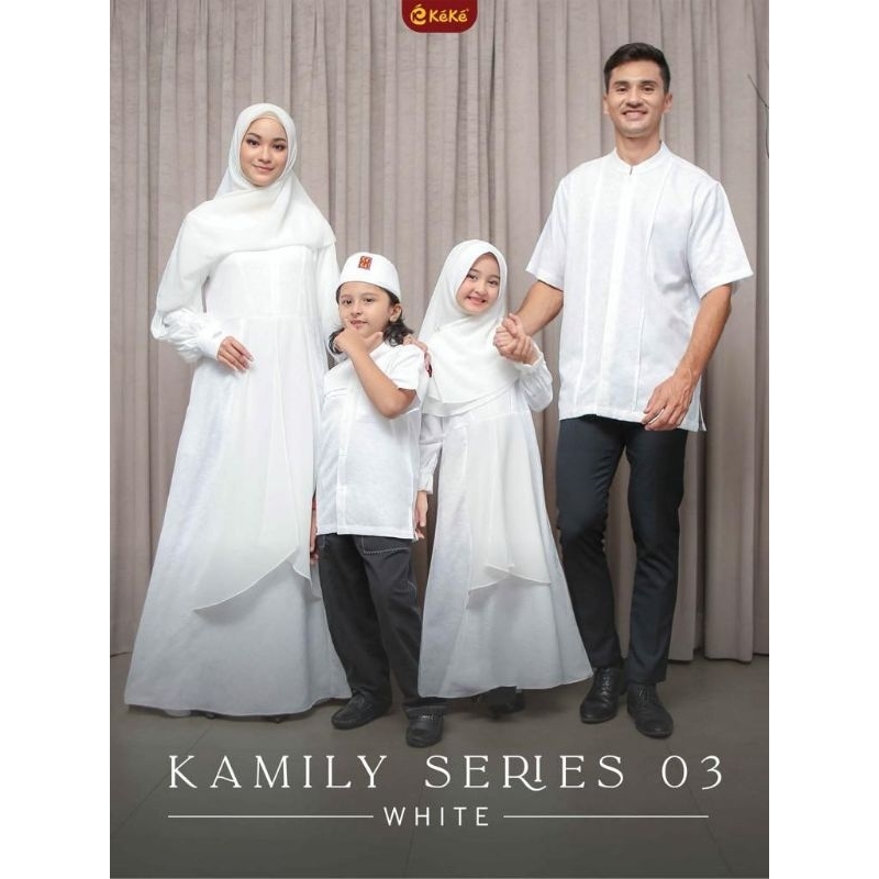 Gamis Koko putih keke kamily 03 white