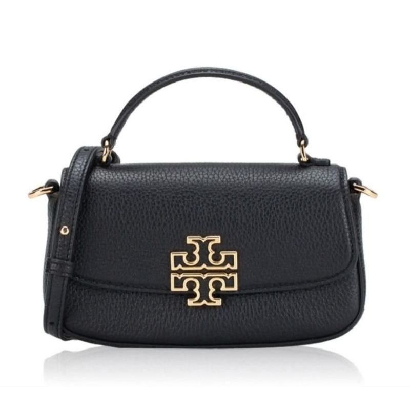 Tory Burch Britten Mini Top Handle Black