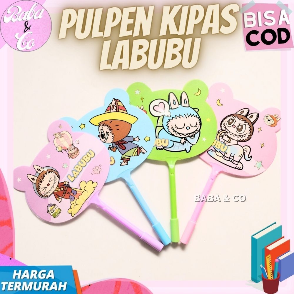 

PEN KIPAS LABUBU LUCU UNIK PULPEN KIPAS LABUBU PEN LABUBU KIPAS TANGAN KIPAS TRAVEL LABUBU UNIK MURAH PEN GEL LABUBU KIPAS TANGAN