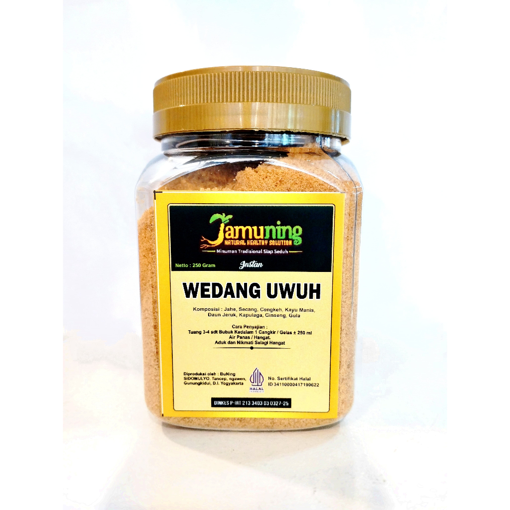 

Jamuning Wedang Uwuh Instan (toples 250gr)