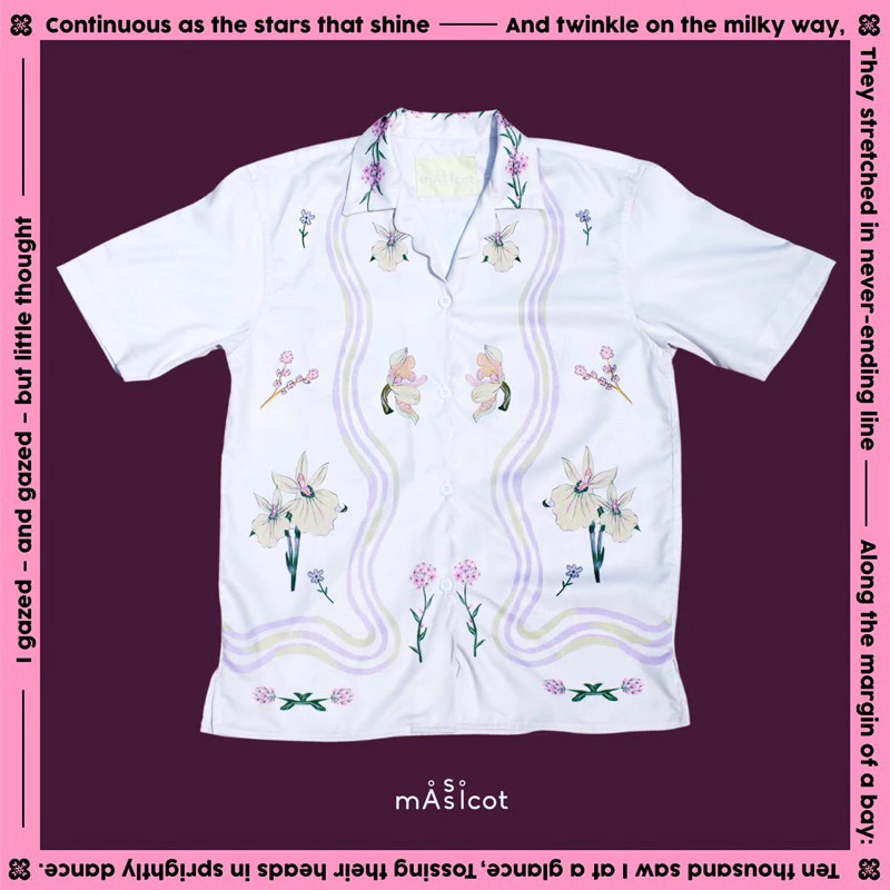 MASSICOT WHITE SHIRT (NEVER BEEN WORN)