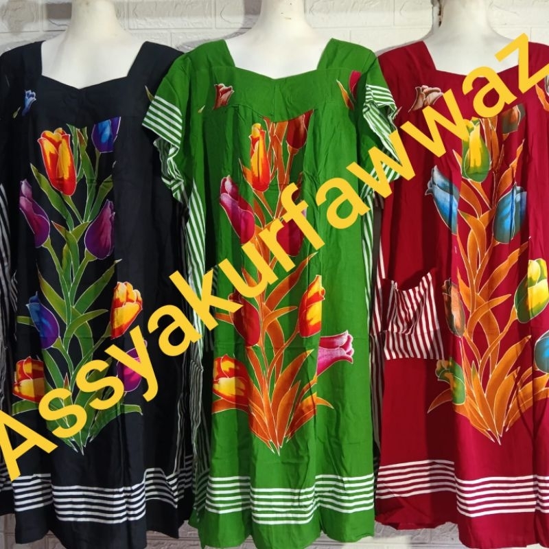 DASTER BATIK HENGKY SUPER JUMBO MOTIF TULIP