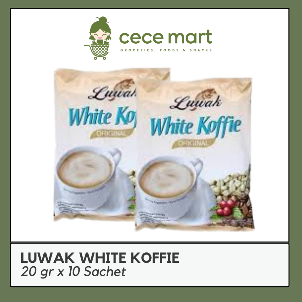 

1 Renceng Kopi Luwak White Koffie Coffee isi 10 Sachet x 20 Gram