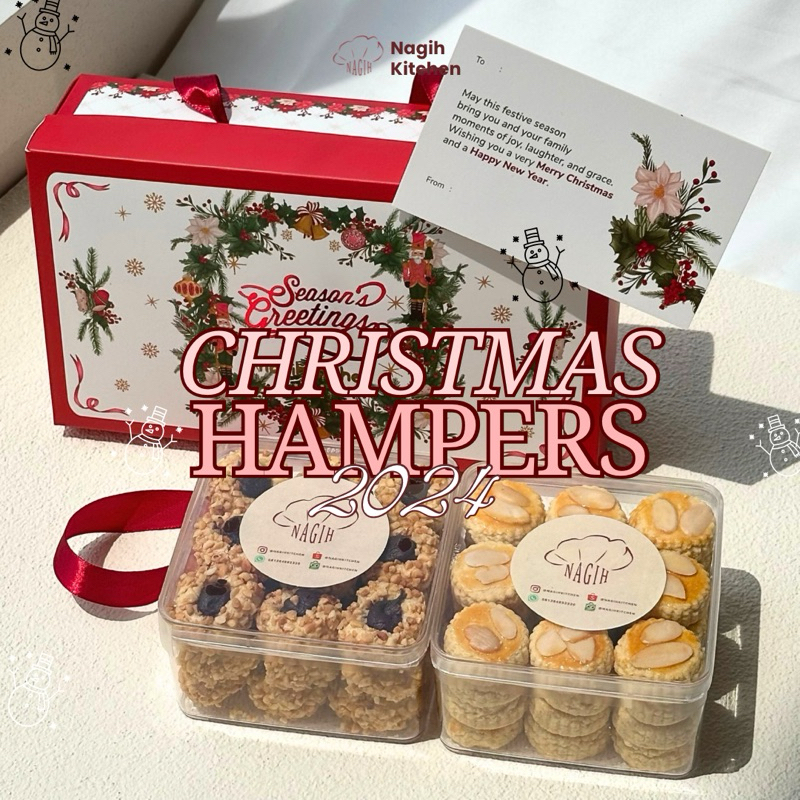 

NOELLE by NAGIH KITCHEN (hampers natal christmas hampers premium hampers parcel natal parsel natal hadiah natal gift box natal christmas gift) kue kering natal lebaran imlek nastar wisman choco mede almond cookies kastangel choco peanut thumbprint