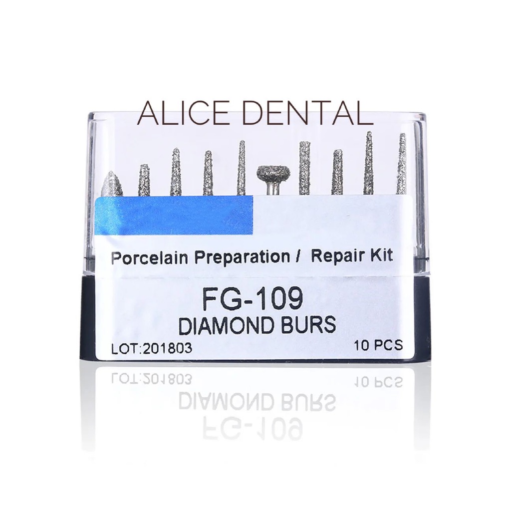 FG-109 FG109 FG 109 diamond bur porcelain preparation repair kit set bur set preparasi porcelain gig