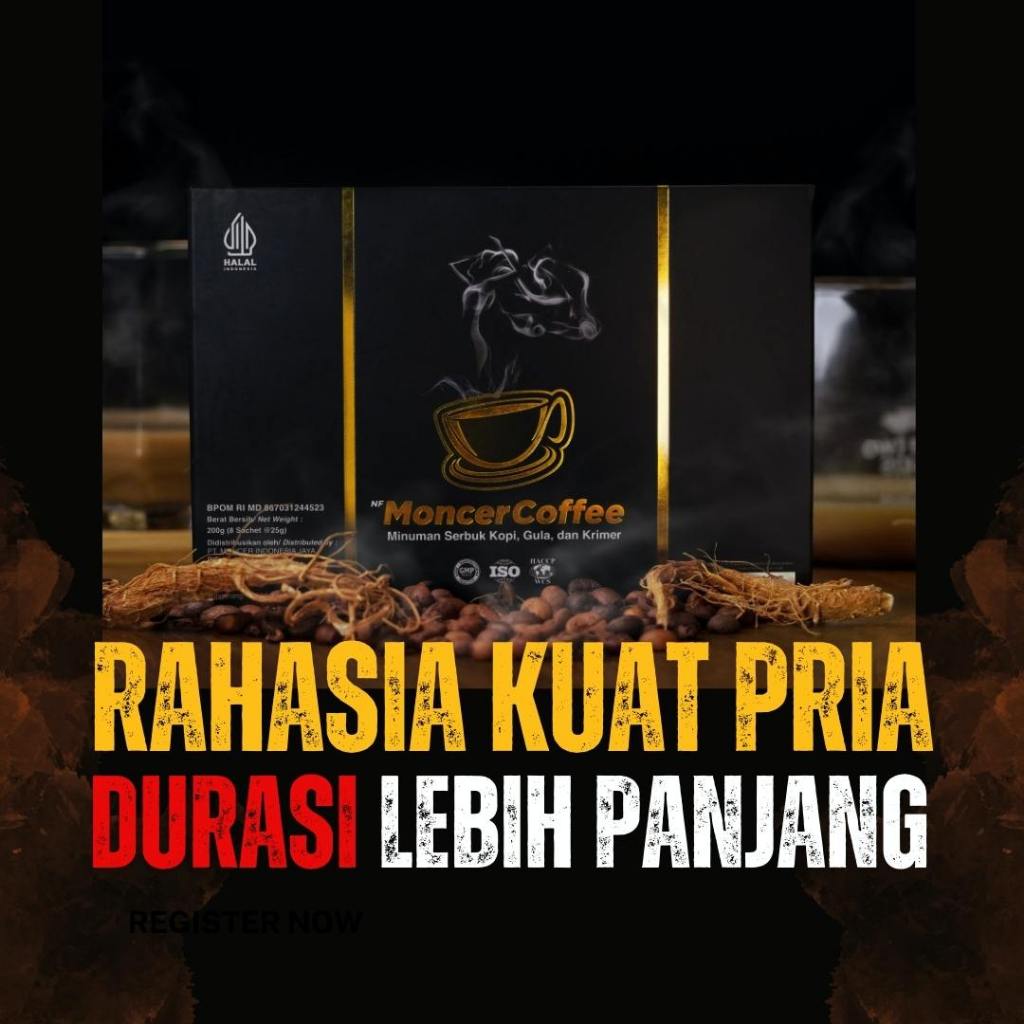 

Kopi Monnceer Original Kopi Stamina Pria Kuat Tahan Lama Perkasa Tanpa Efek Samping BPOM