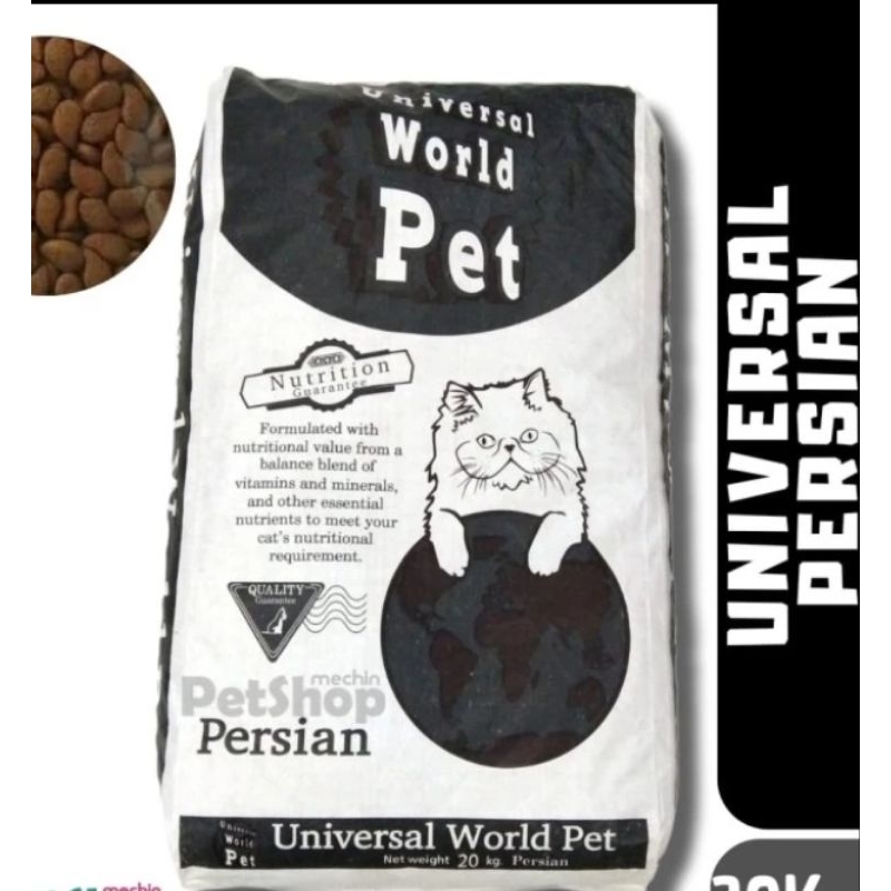 Gojek / Grab UNIVERSAL PERSIAN 20KG / MAKANAN KUCING DEWASA 20KG