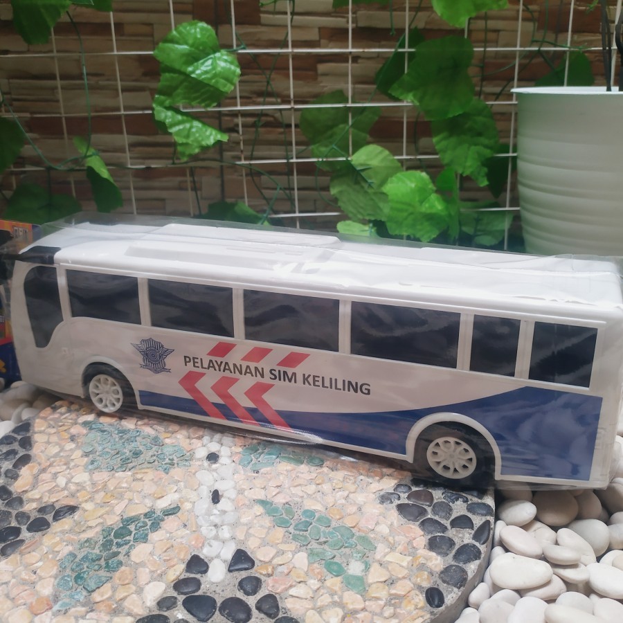 mainan mobil bus polisi besar - mobil bus brimob besar - mainan bus
