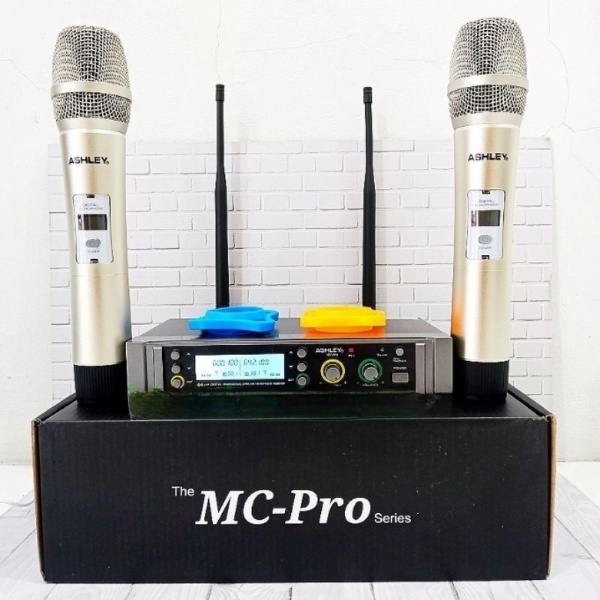 Mic Wireless Ashley MC PRO + Anti Feedback / Microphone Wireless Ashley MC PRO Mic Ashley MC Pro