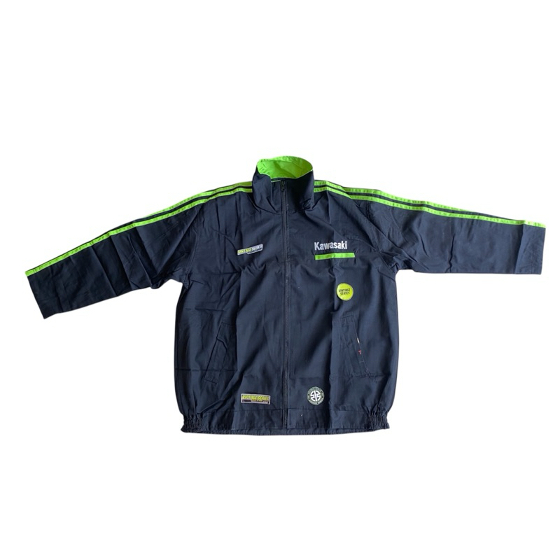 jaket kawasaki jaket motor kawasaki original kawasaki ninja klx kaze blitz zx130