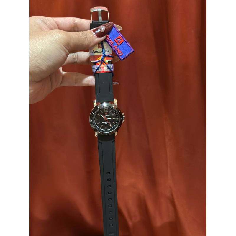JAM TANGAN PRIA ORIGINAL AUXLAND BAHAN RUBBER