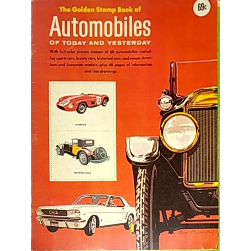 

The Golden Stamp Book of Automobiles cet 1966