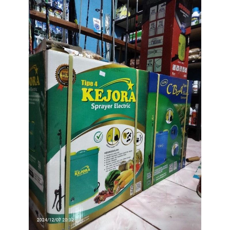 TANGKI SPRAYER ELEKTRIK CBA KEJORA TIPE 4 16 LITER ALAT SEMPROT ELEKTRIK