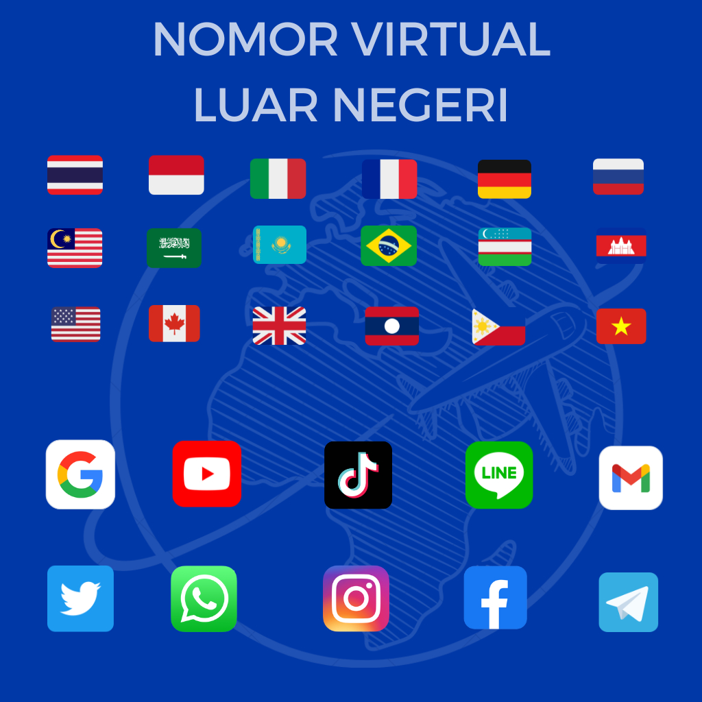 Nomor Luar Negeri Virtual Untuk Daftar Aplikasi
