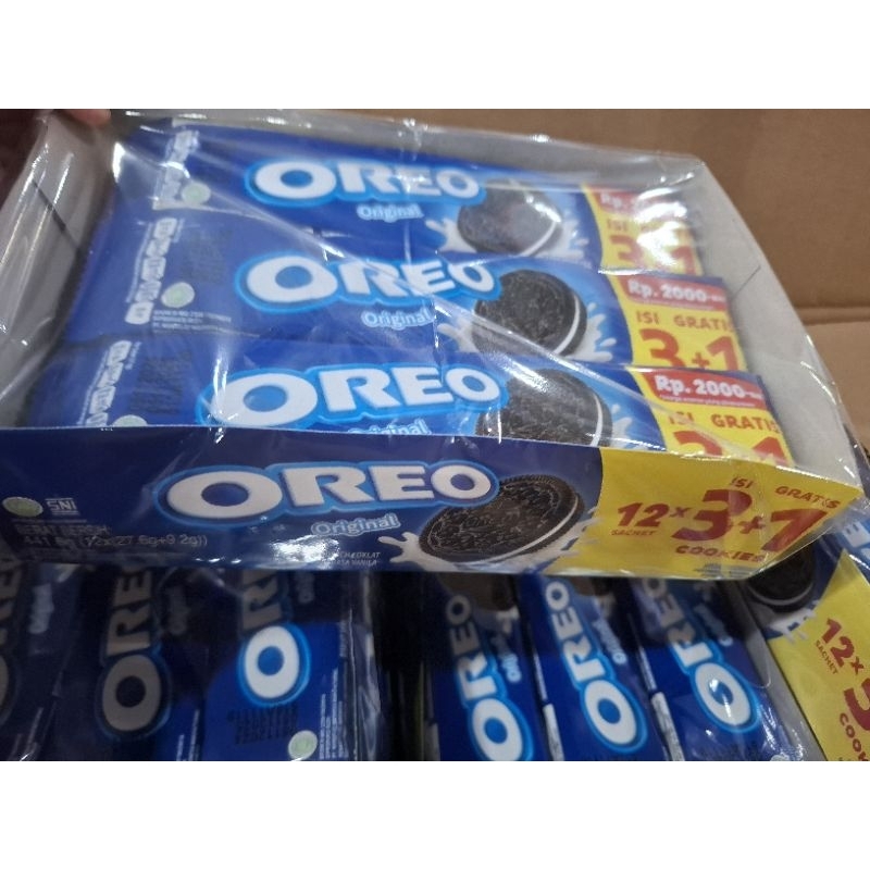 

OREO BISKUIT SANDWICH ORIGINAL PCK isi 12+1+1