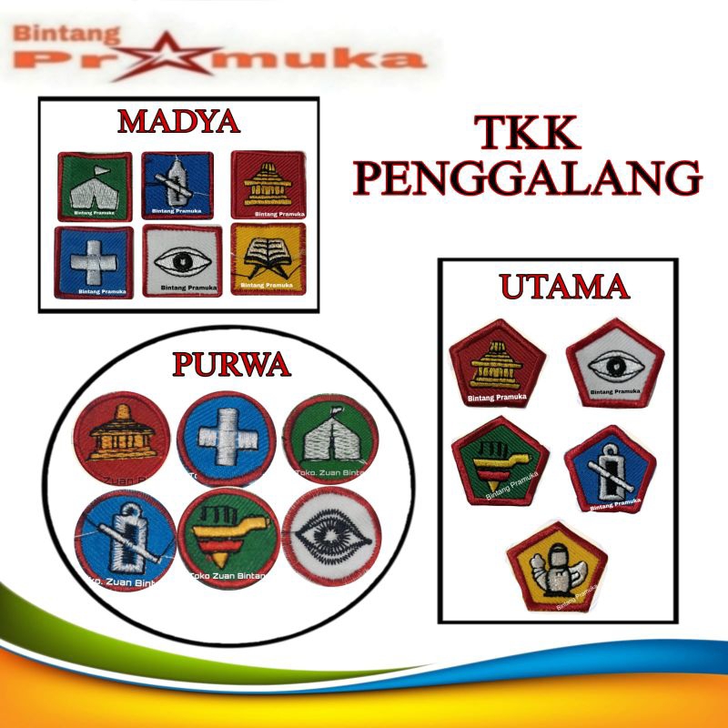 TKK PRAMUKA PENGGALANG/TKK PENGGALANG PURWA MADYA UTAMA BORDIR