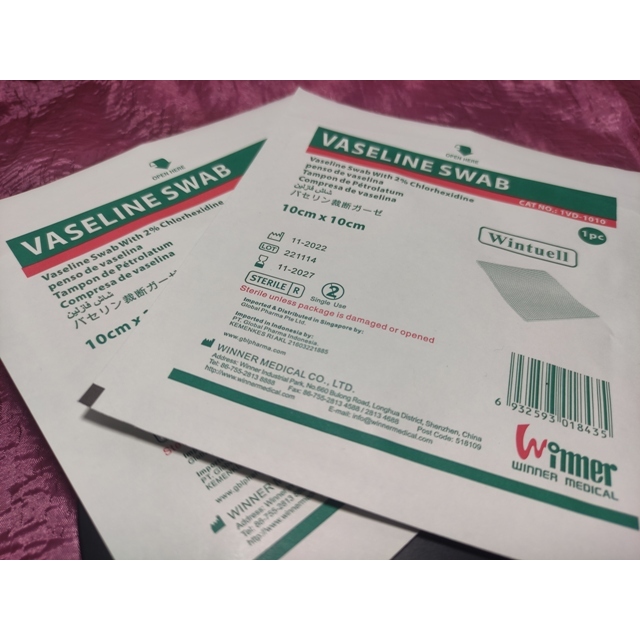 Vaseline Swab Kasa Antibiotik Untuk Luka
