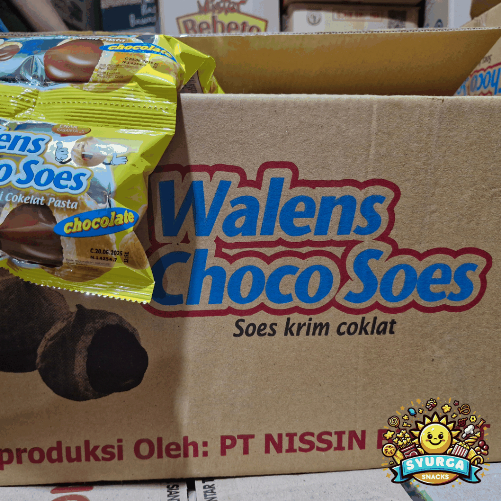 

Walens Choco Soes Nissin Dus (12x10 @16Gr)