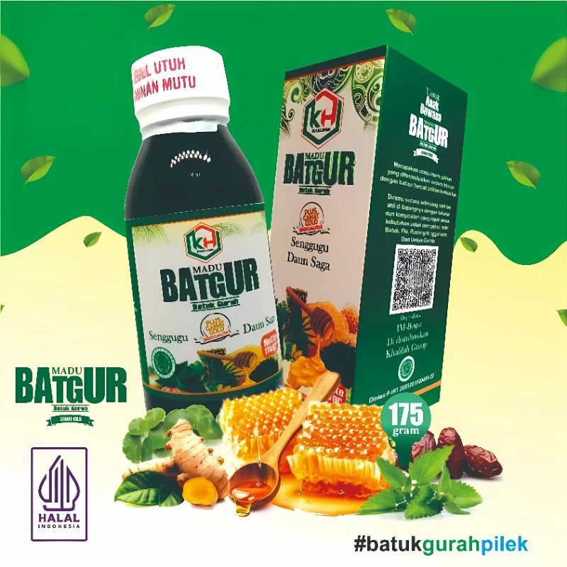 

Madu Batgur Batuk Gurah dan Flu Khalifah 175g